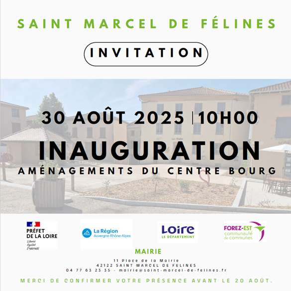 Invitation inauguration 30.08.2025