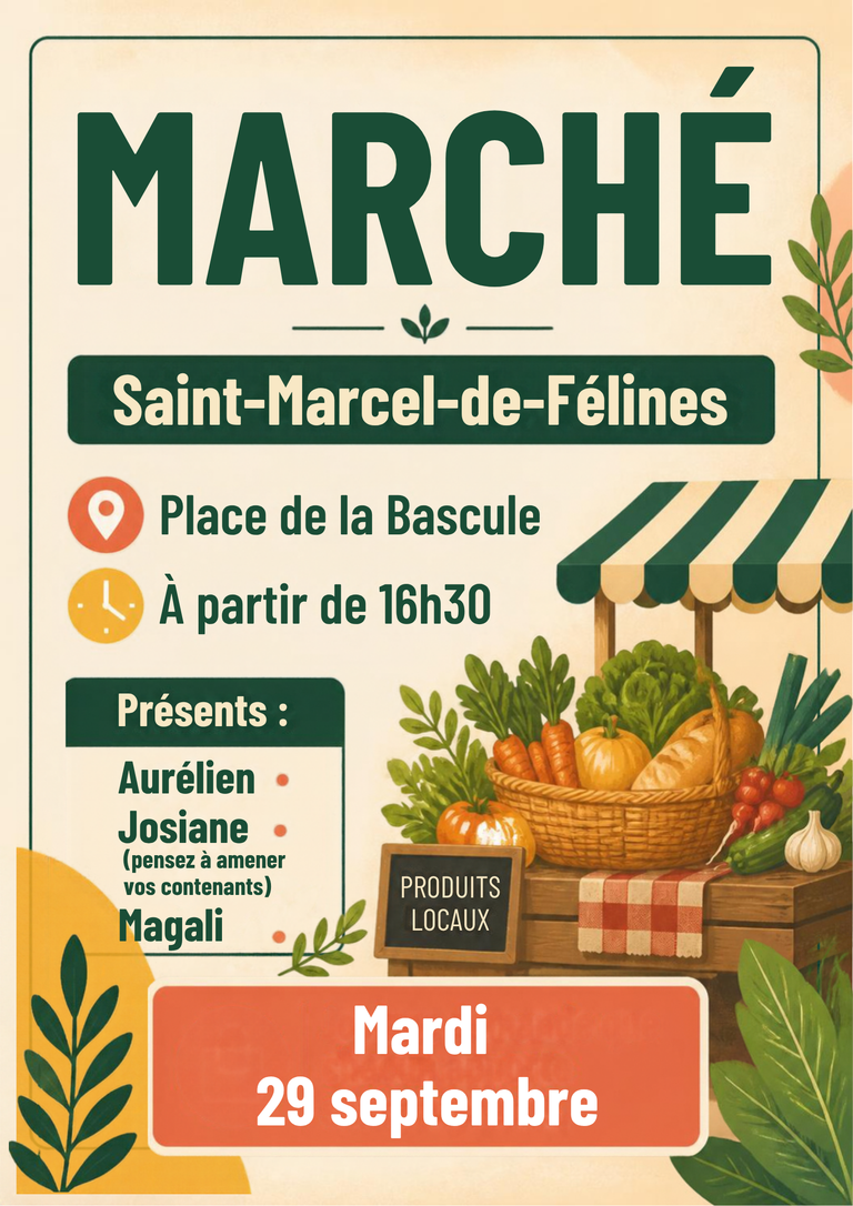 Marché du Mardi Affiche (1)