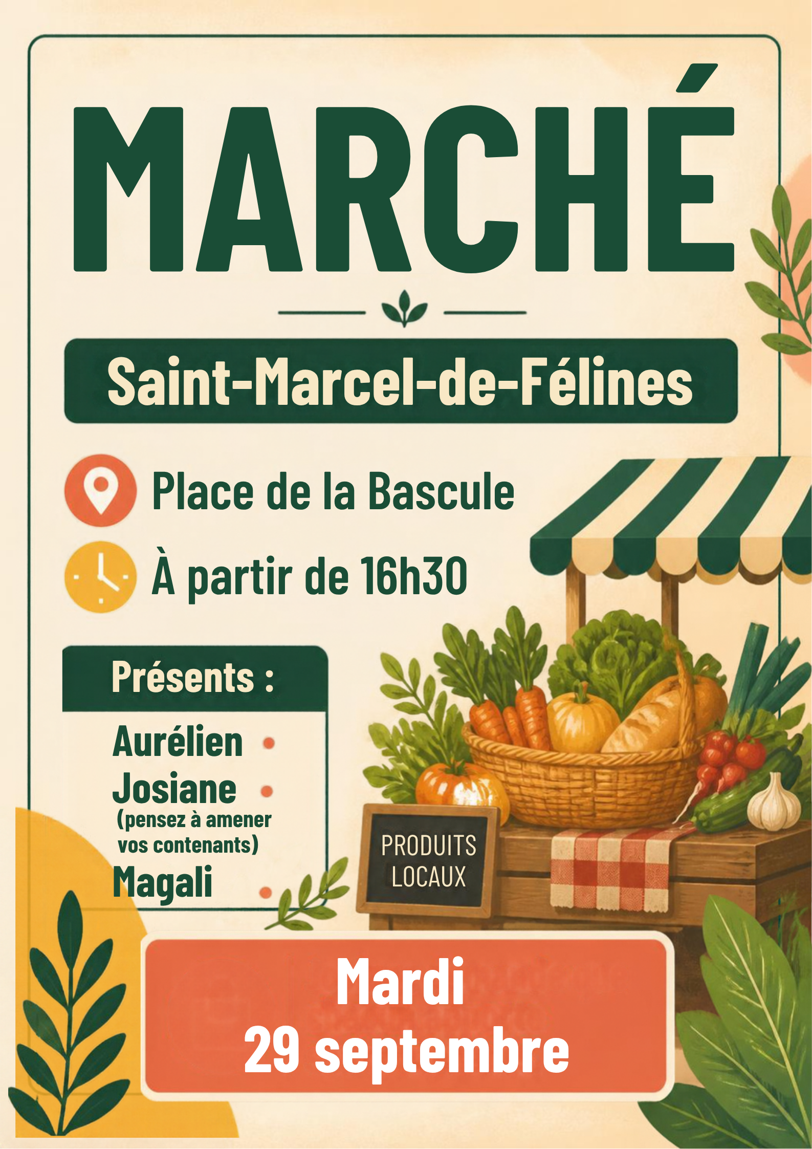 Marché du Mardi Affiche (1)