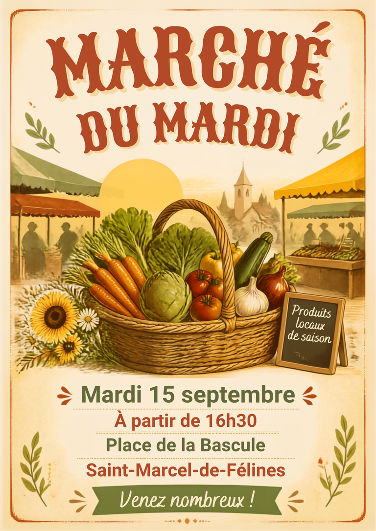 Marché du Mardi Affiche